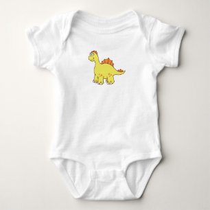 Cute Customisable Dinosaur Baby Bodysuit