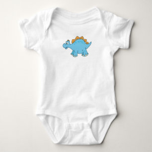 Cute Customisable Dinosaur Baby Bodysuit