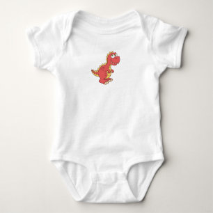 Cute Customisable Dinosaur Baby Bodysuit