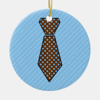 Cute Customisable Father's Day Tie Gifts Ceramic Tree Decoration