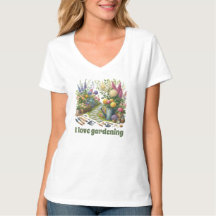 Cute customisable gardening lovers  T-Shirt