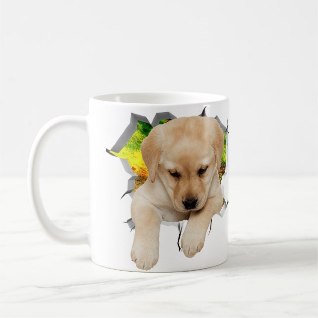 Cute Customisable Image Coffee Mug (Left)