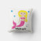 Cute Customisable Mermaid Pillow - Under The Sea