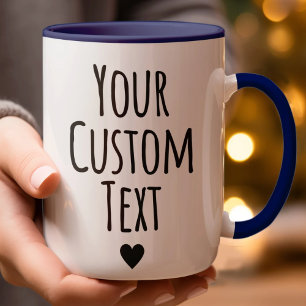 Cute Customisable Name Your Custom Text Definition Mug