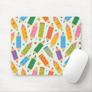 Cute Customisable Pencil Print Mouse Mat