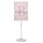 Cute Customisable Pink Monogram & Your Name Script