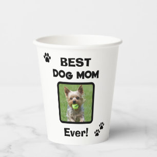 Cute Customise Best Pet Dog Cat Mum Mum Ever Paper Cups