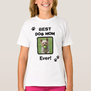 Cute Customise Best Pet Dog Cat Mum Mum Ever T-Shirt