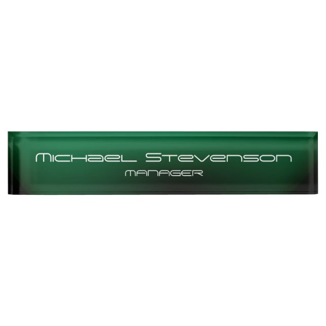 Cute Customise Text Professional Desk Nameplate (Front)