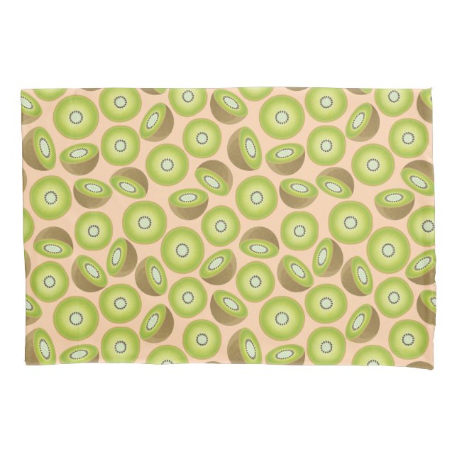 Cute Cut Kiwi Pattern Pillowcase (Front-Left)