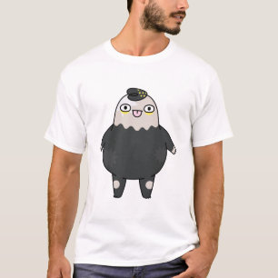 Cute Cute Black Mascot Character T-Shirt. T-Shirt