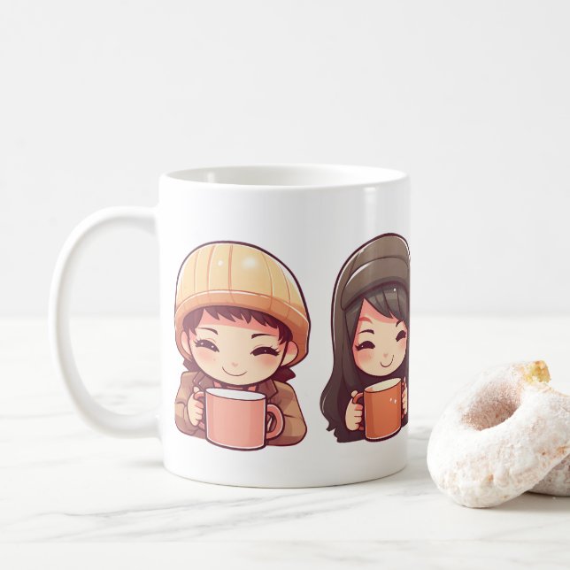 Cute Cute Cute Coffee Mug (With Donut)