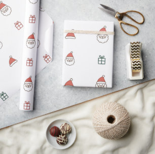 Cute Cute Santa Claus Pattern Christmas Wrapping Paper