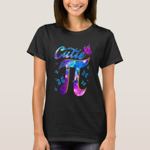 Cute & Cutie Pi Math Pie Butterfly Adorable Math T-Shirt