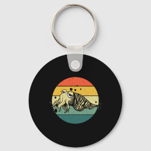Cute Cuttlefish Design Men Women Cuttlefish Lovers Key Ring