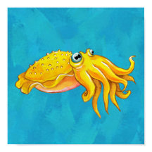 Cute Cuttlefish Poster