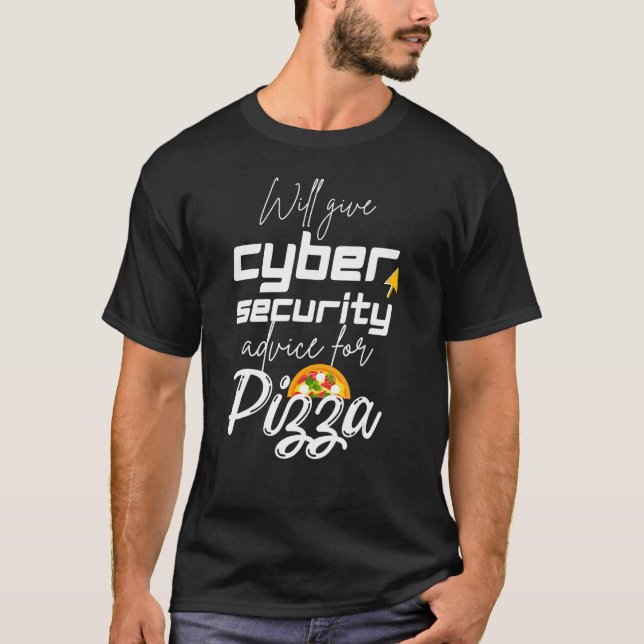 Cute Cybersecurity Will Give Cyber Security Advice T-Shirt (Front)