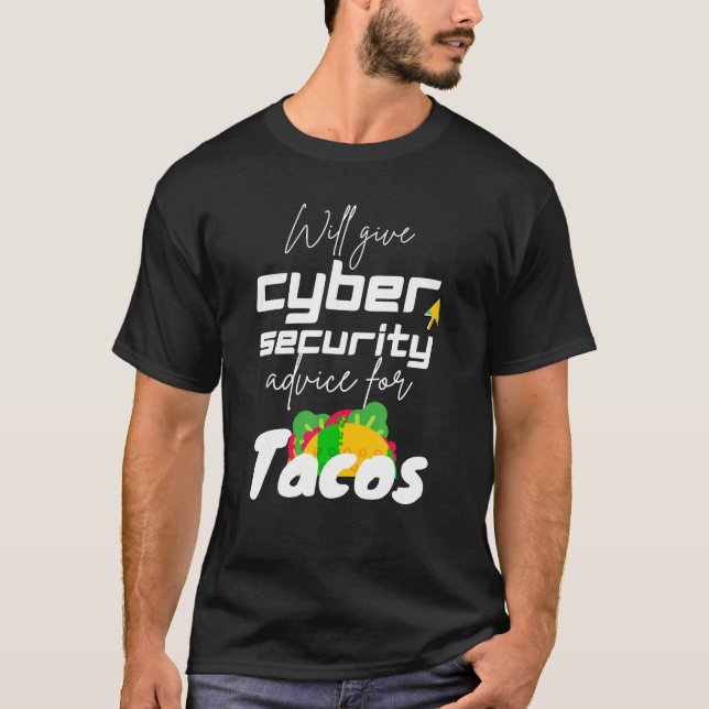 Cute Cybersecurity Will Give Cyber Security Advice T-Shirt (Front)