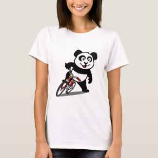 Cute Cycling Panda T-Shirt