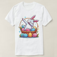 Cute Dabbing Bunny Design Easter Day Gift