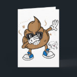 Cute Dabbing Poop Shirt - Funny Emoticon I Pooped  Card<br><div class="desc">Cute Dabbing Poop Shirt - Funny Emoticon I Pooped Today Gift _1</div>