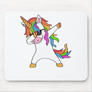 Cute Dabbing Unicorn Dab Dance Gift Idea Mouse Mat