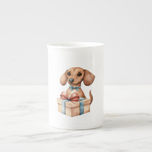 Cute Dachshund Birthday Mug A Tiny Bit Older