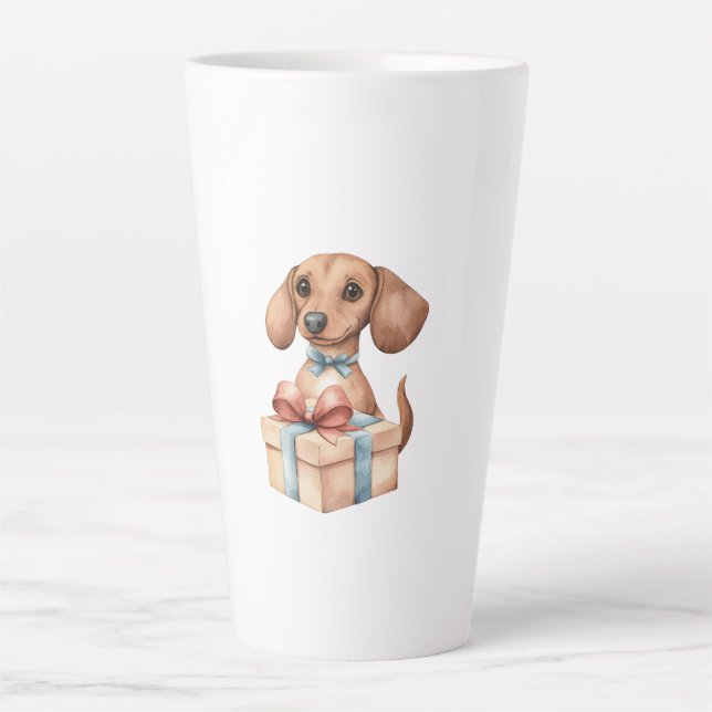 Cute Dachshund Birthday Mug A Tiny Bit Older (Front)