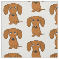 Cute Dachshund | Cartoon Wiener Dog Patterned
