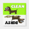 Cute Dachshund Clean / Dirty Dishwasher Magnet