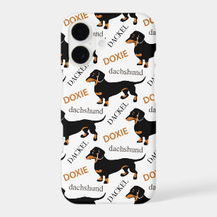 Cute Dachshund Doxie Dog Pattern