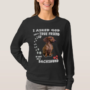 Cute Dachshund Doxie Girl Dachshund Mom T-Shirt
