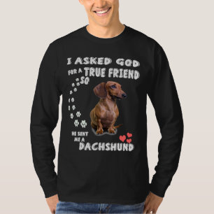 Cute Dachshund Doxie Girl Dachshund Mum T-Shirt