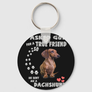Cute Dachshund Doxie Girl Gifts Dachshund Mum Key Ring