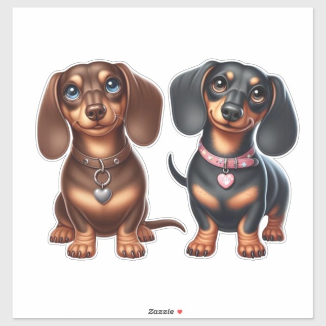 Cute dachshund friends (Sheet)
