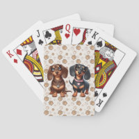 Cute dachshund friends