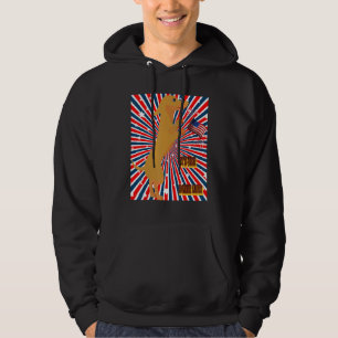 Cute Dachshund Funny Wiener Dog Doxie Life Patriot Hoodie
