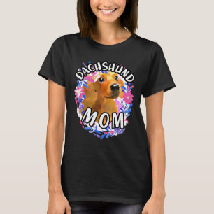 Cute Dachshund Mum Doxie Wiener Dog Owner Gift T-Shirt