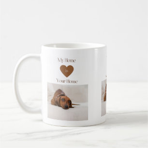 Cute Dachshund My Home Is Your Home Dog Lover Gift Coffee Mug