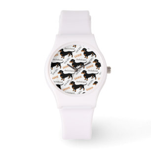 Cute Dachshund or Doxie Pattern Watch