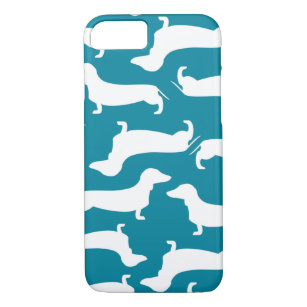 Cute Dachshund Pattern Perfect Gift for Doxie Love iPhone 8/7 Case