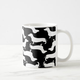 Cute Dachshund Pattern Perfect Gift for Doxie Love Coffee Mug