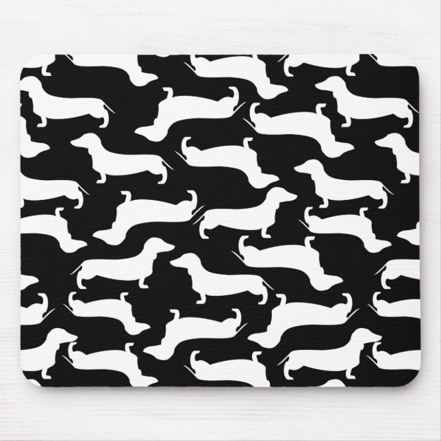 Cute Dachshund Pattern Perfect Gift for Doxie Love Mouse Mat (Front)