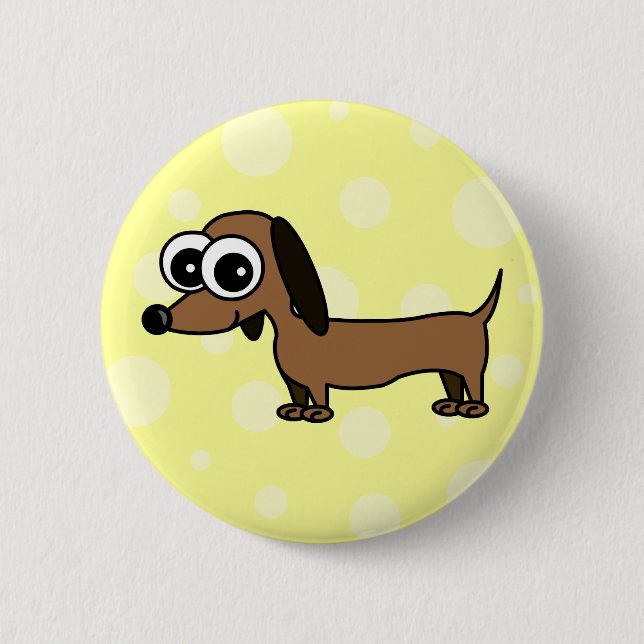 Cute Dachshund Pin (Front)