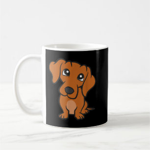 Cute Dachshund Puppy Dog Dachshund T-Shirt Coffee Mug