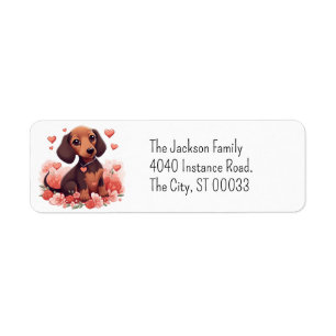 Cute Dachshund Puppy Kawaii Chibi