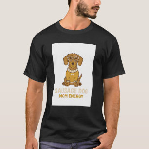 Cute Dachshund Sausage Dog Mum Energy Coffee Mug T-Shirt
