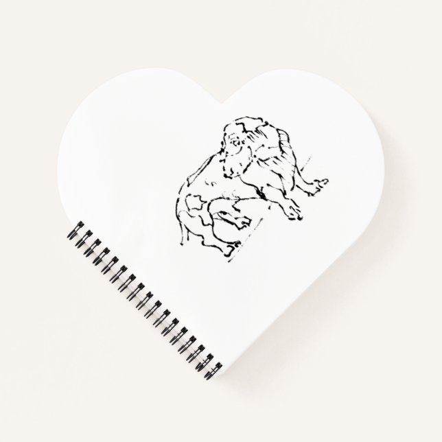 Cute Dachshund Sausage Dog – Personalised Journal (Front)
