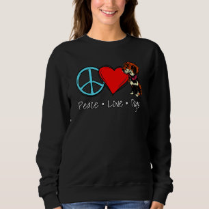 Cute Dachshund Saying With Rough Haired Dachshund Sweatshirt