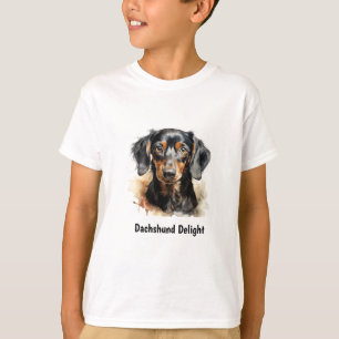 Cute Dachshund T-Shirt for Boy